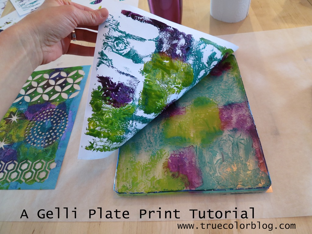 DIY Gelli Printing - Monoprinting Without a Press (A Tutorial)